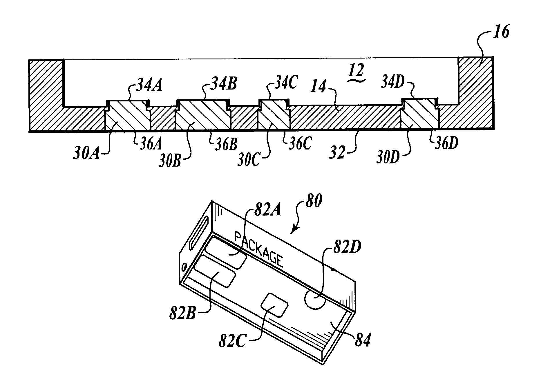 Electronics packages having a composite structure and methods for manufacturing such electronics packages