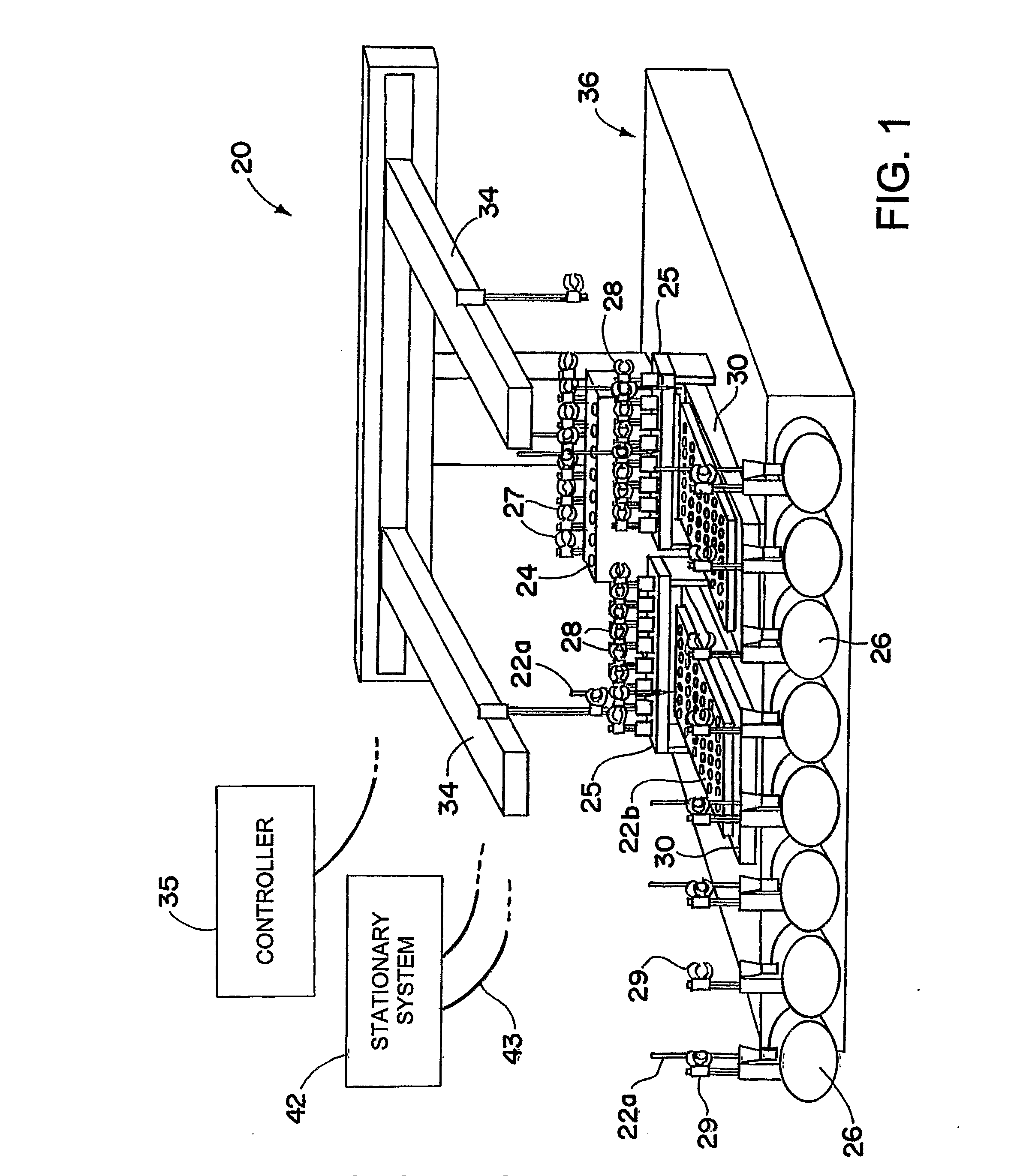 Robotic Handling System and Method with Independently Operable Detachable Tools
