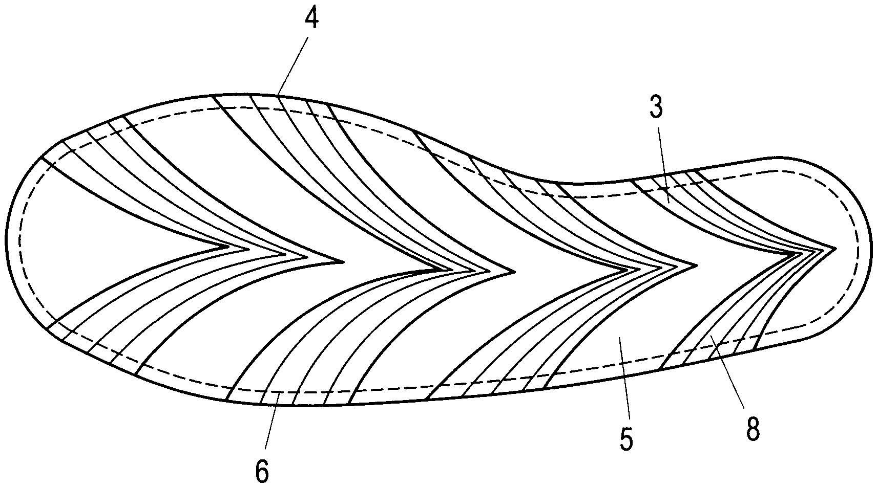 Breathable shoe sole and shoe having such a shoe sole