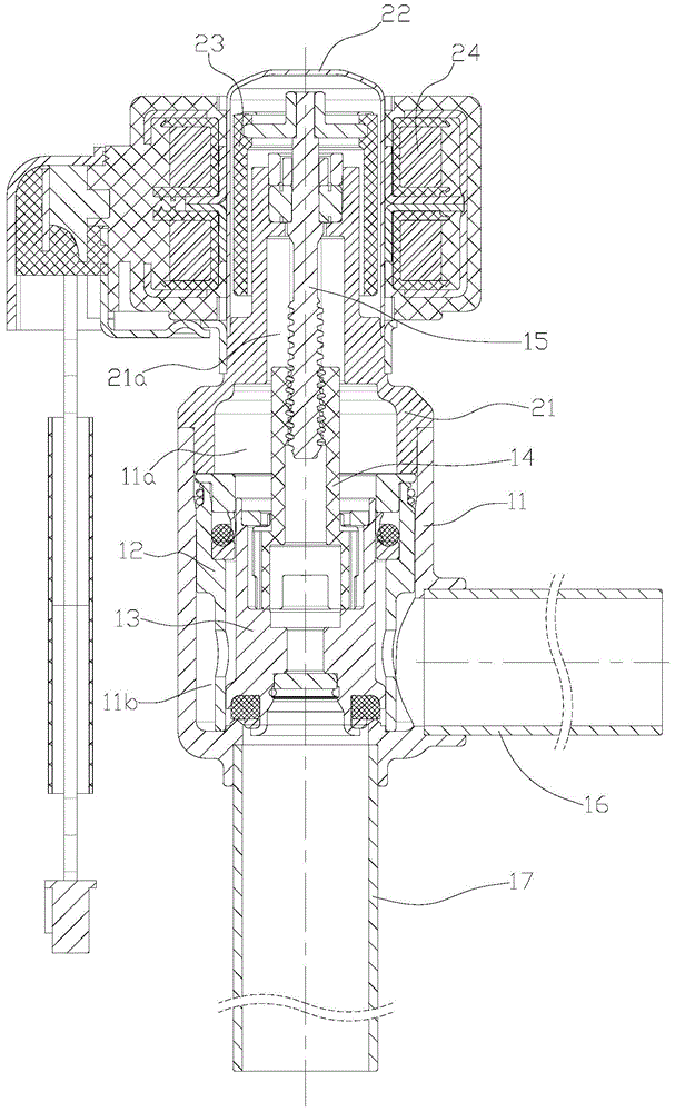 Direct-acting electric valve