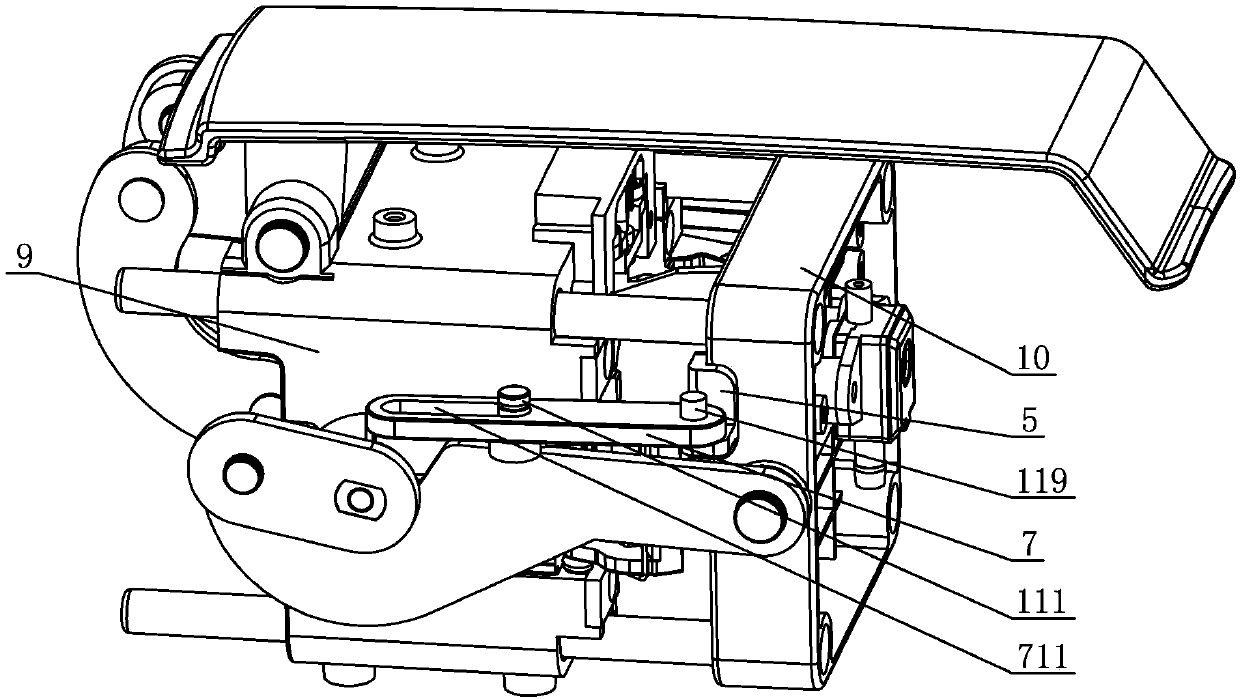 Automatic capsule falling device for capsule coffee machine