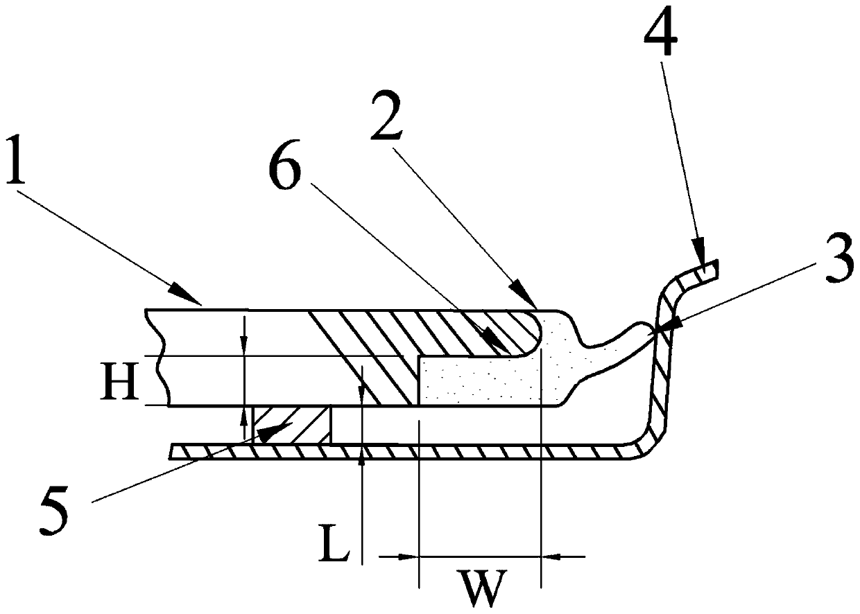 A kind of automobile glass wrapping assembly