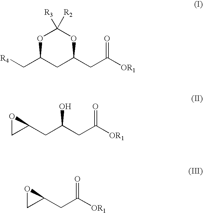 Process for the preparation of optically active 2-[6-substituted alkyl)-1,3-dioxan-4-yl]acetic acid derivatives