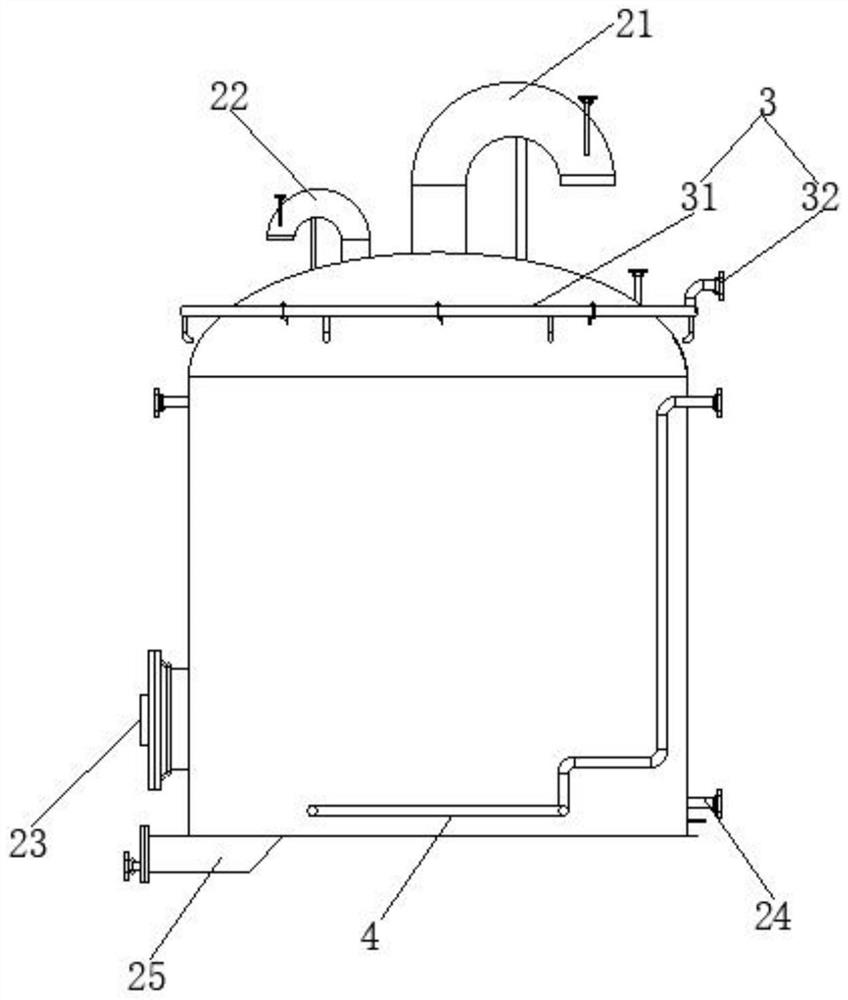 Hydrogen peroxide storage tank