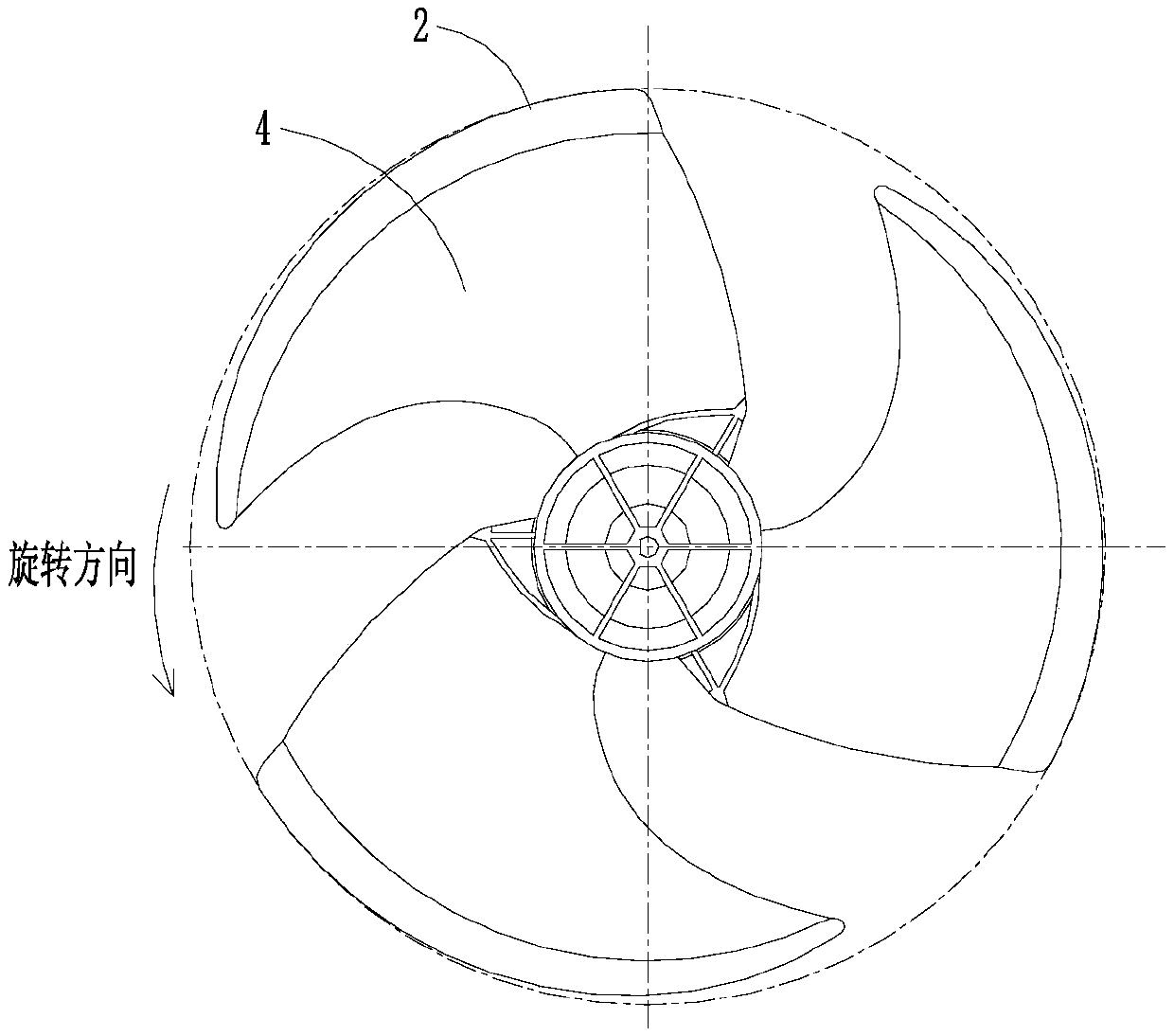 Axial flow fan blade, ventilating device and air conditioner