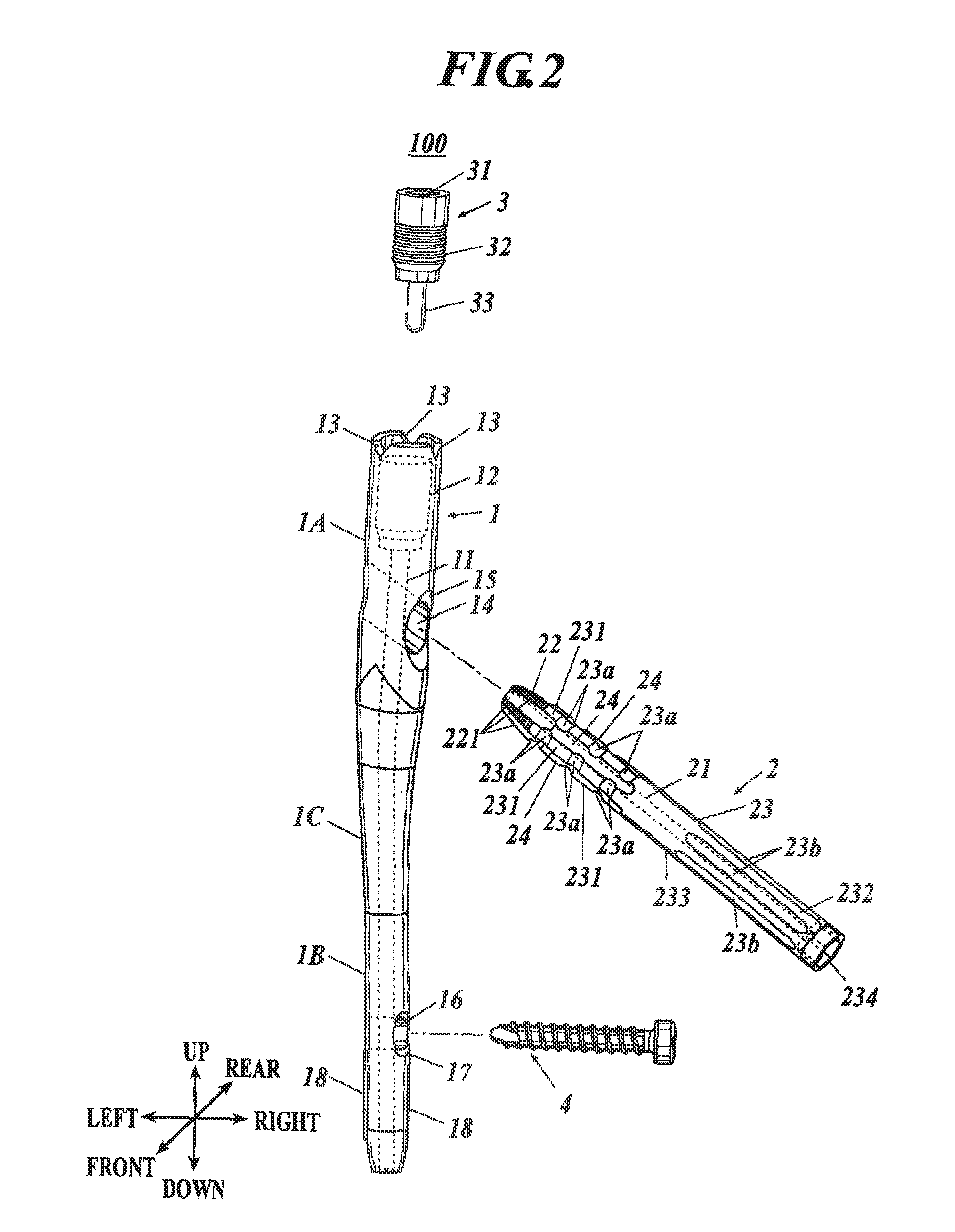 Bone Fixing Material and Thighbone Fixing System