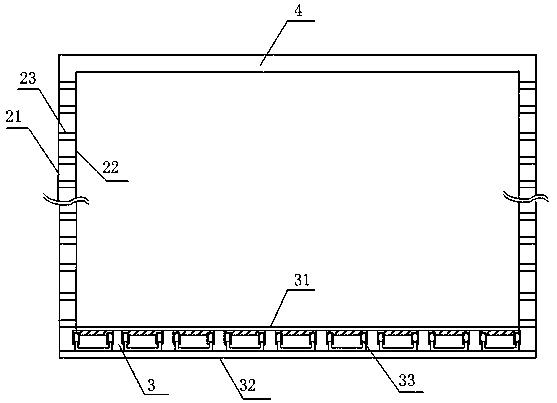 Elastic wall shared fitness bin