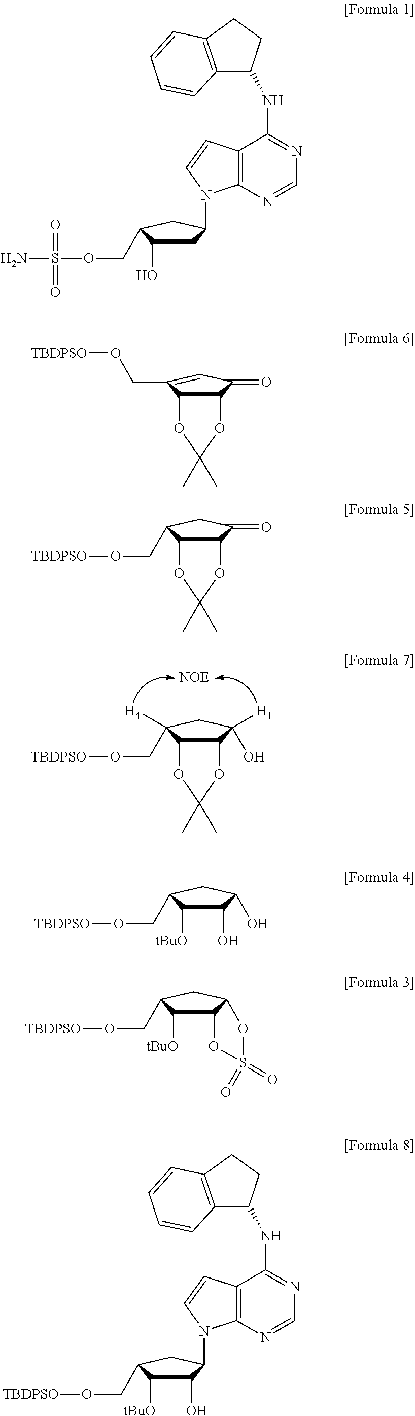 Preparation method of MLN4924 as an E1 activating inhibitor