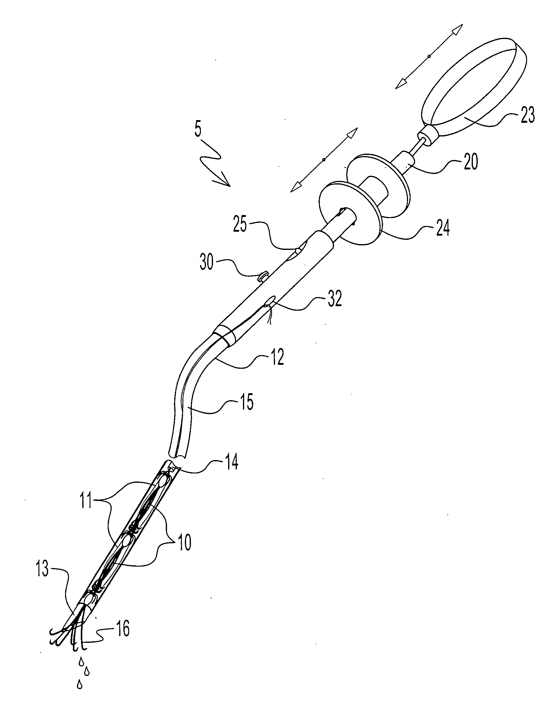 Endoscopic anchoring device and associated method