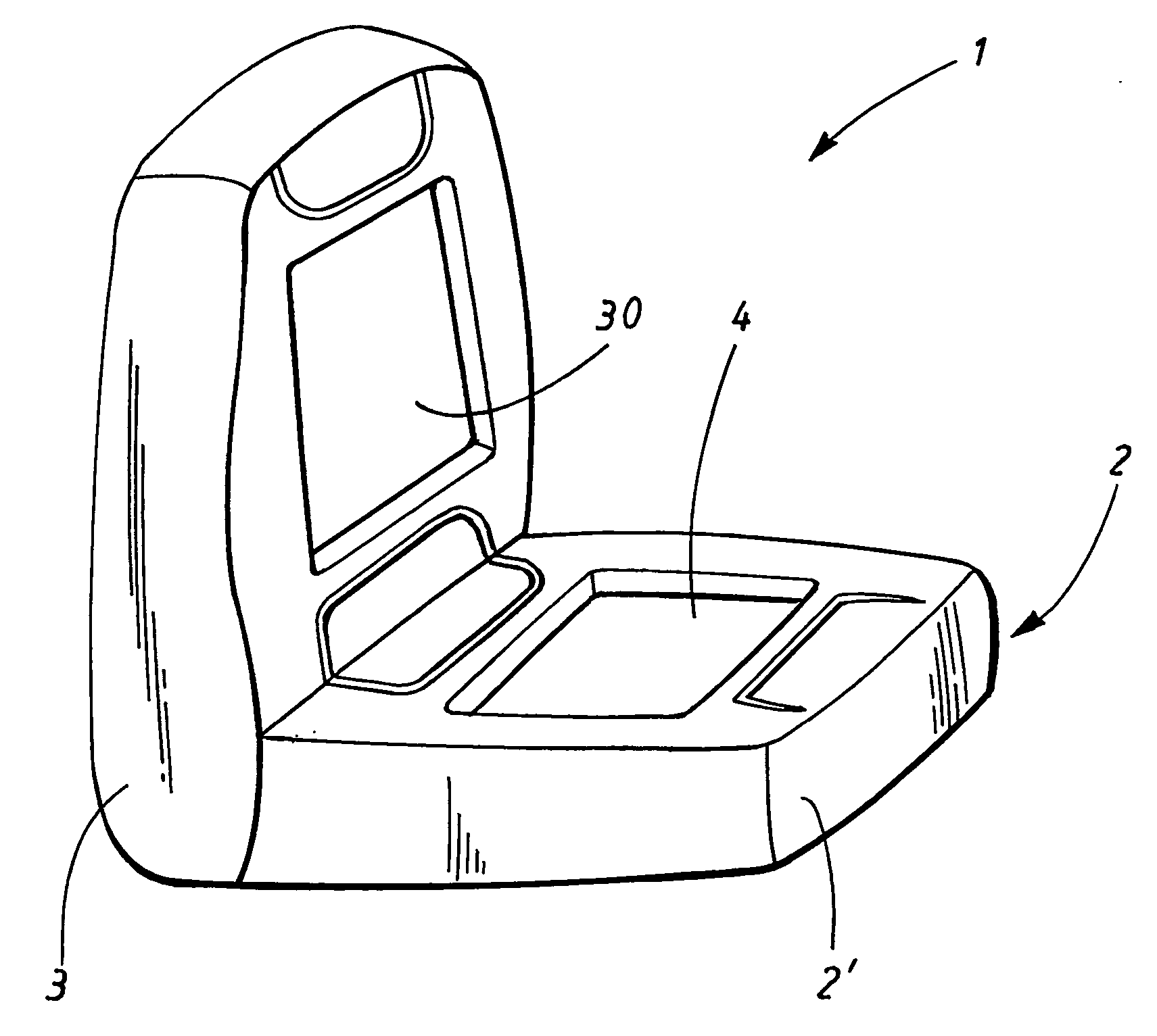 Arrangement for ventilation of a vehicle seat