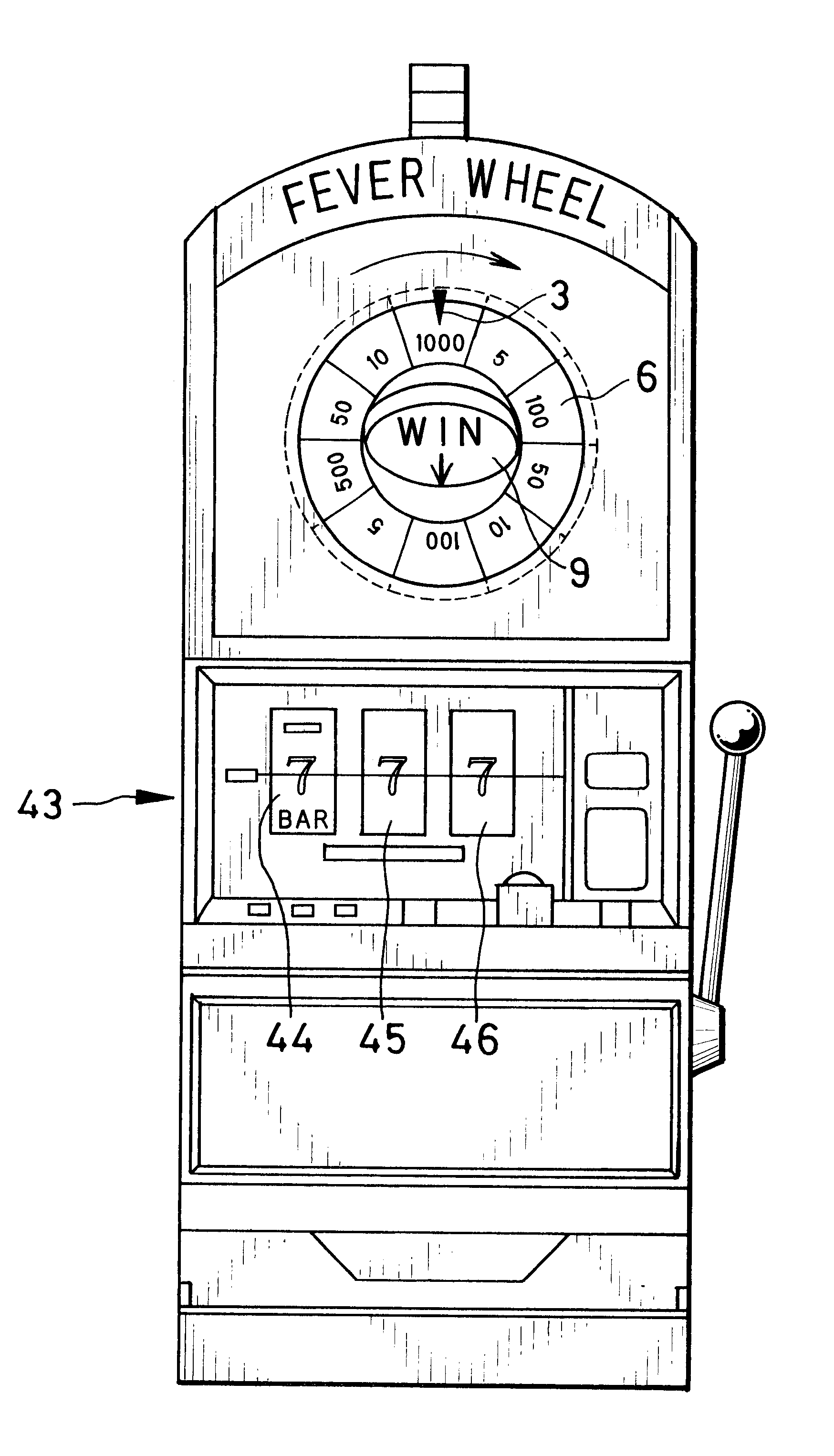 Symbol displaying device and game machine using the same