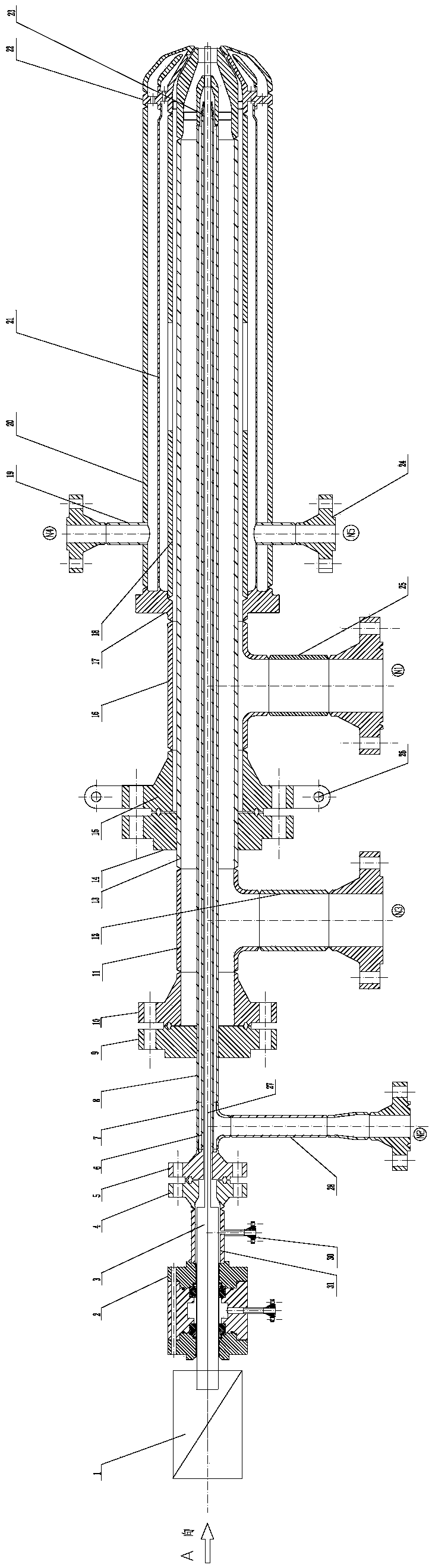Integrated coal-water-slurry burner and ignition method