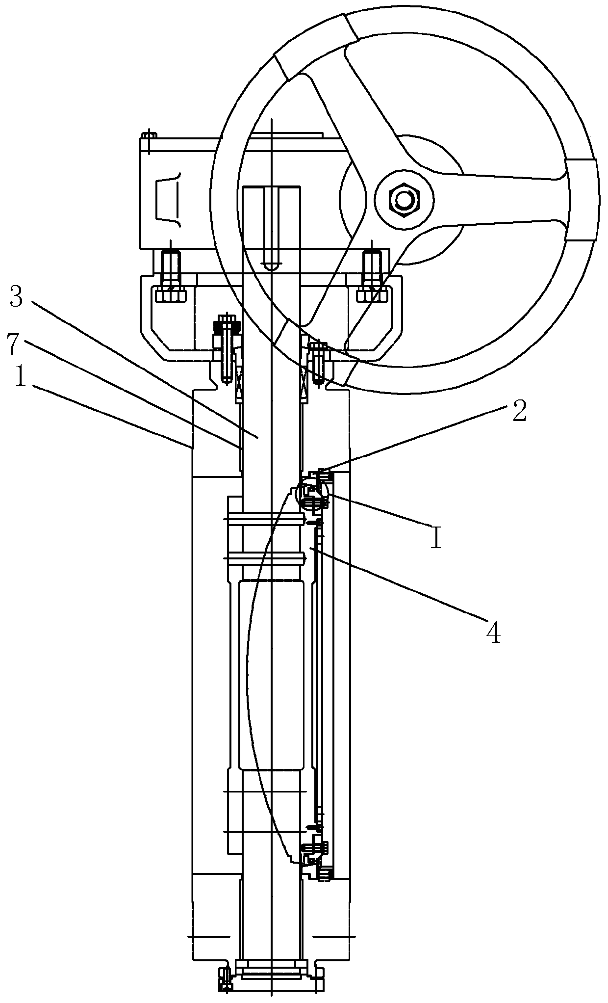 Butterfly valve with two-way sealing function