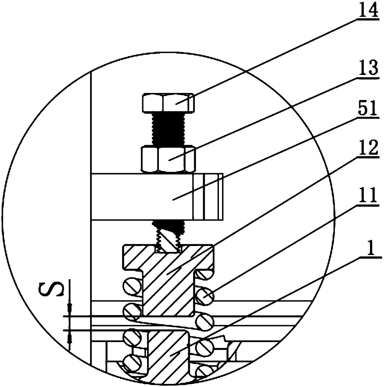 Body self-stabilizing system of forward-moving electric forklift