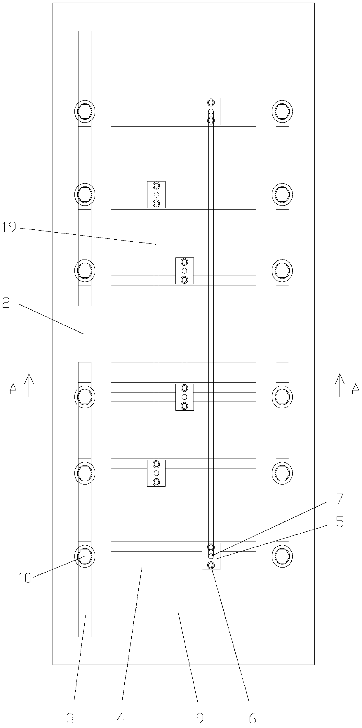 Calibration device that can calibrate the screens of two mobile phones at the same time