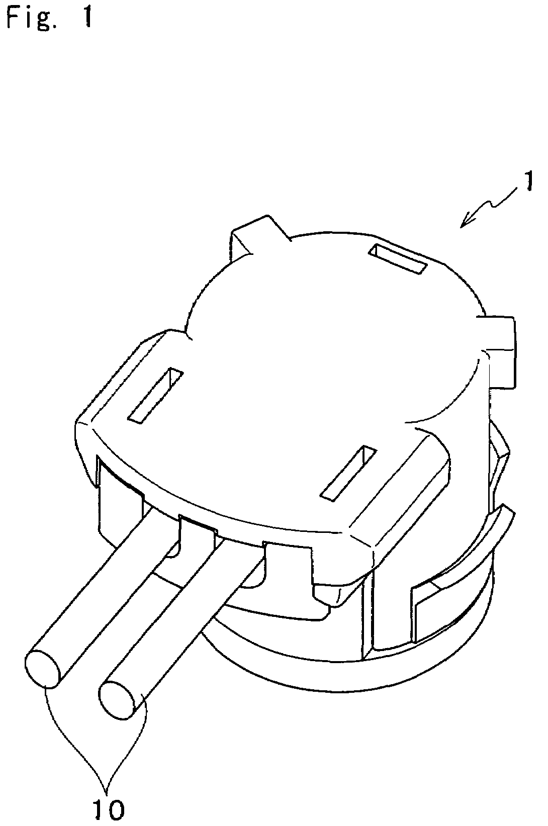 Electrical connecting device having a cover with a latch