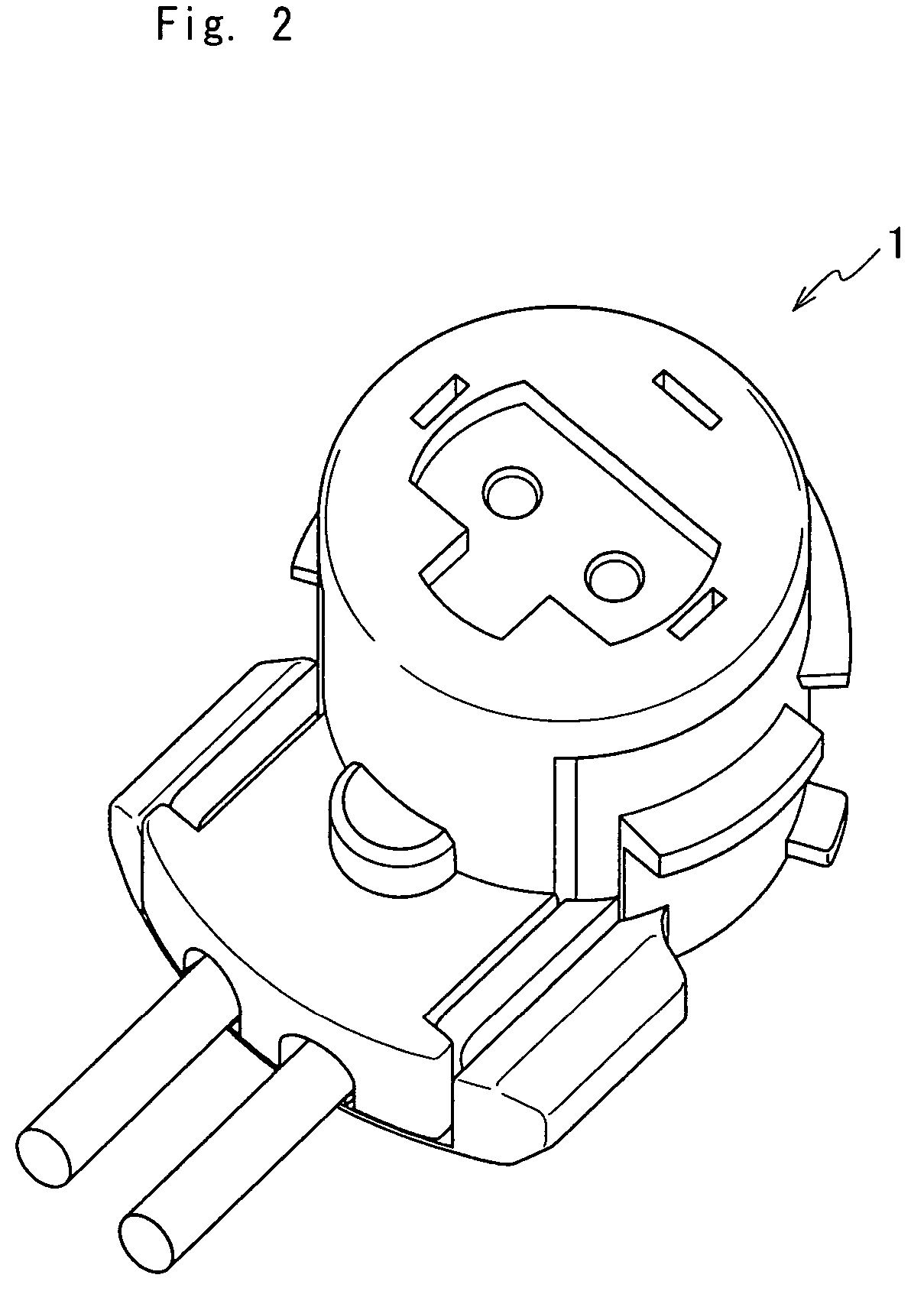 Electrical connecting device having a cover with a latch