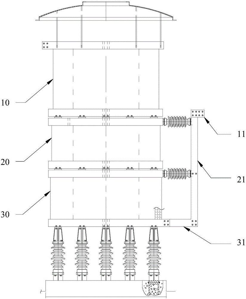 Alternating-current ice-melting electric reactor applicable to contact net of high-speed rail and design method of alternating-current ice-melting electric reactor