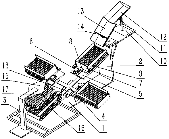 Stamping type melon seed shelling robot