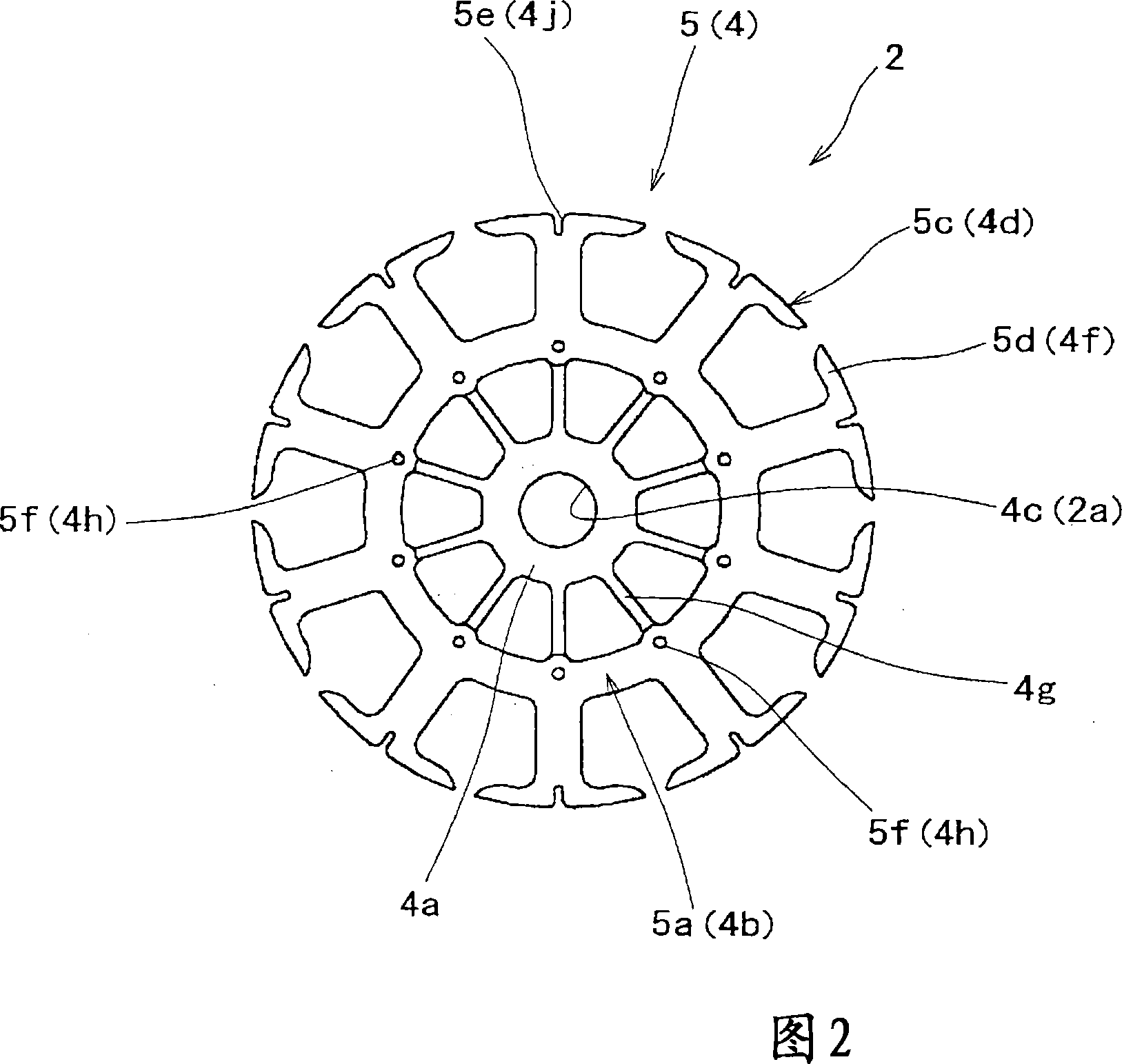 Armature of rotating electric machine and method of manufacturing the same