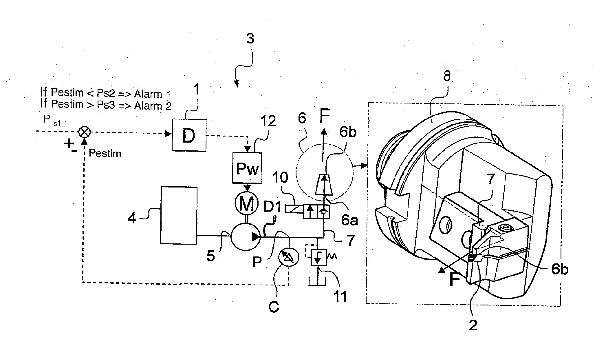 Method of controlling a cooling device for a machine tool