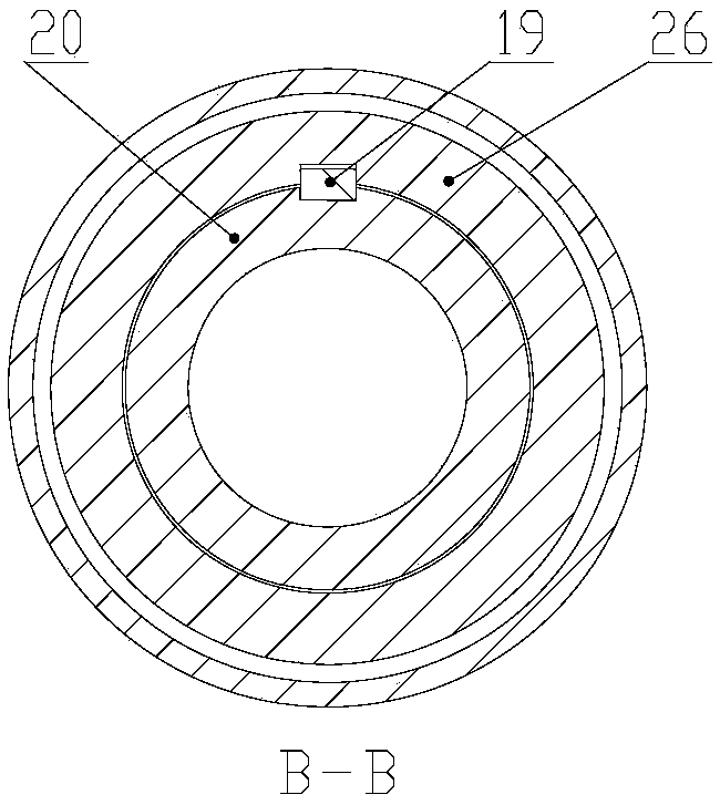 The tool and its construction method for sending sand control pipe strings into and out of horizontal wells with gravel