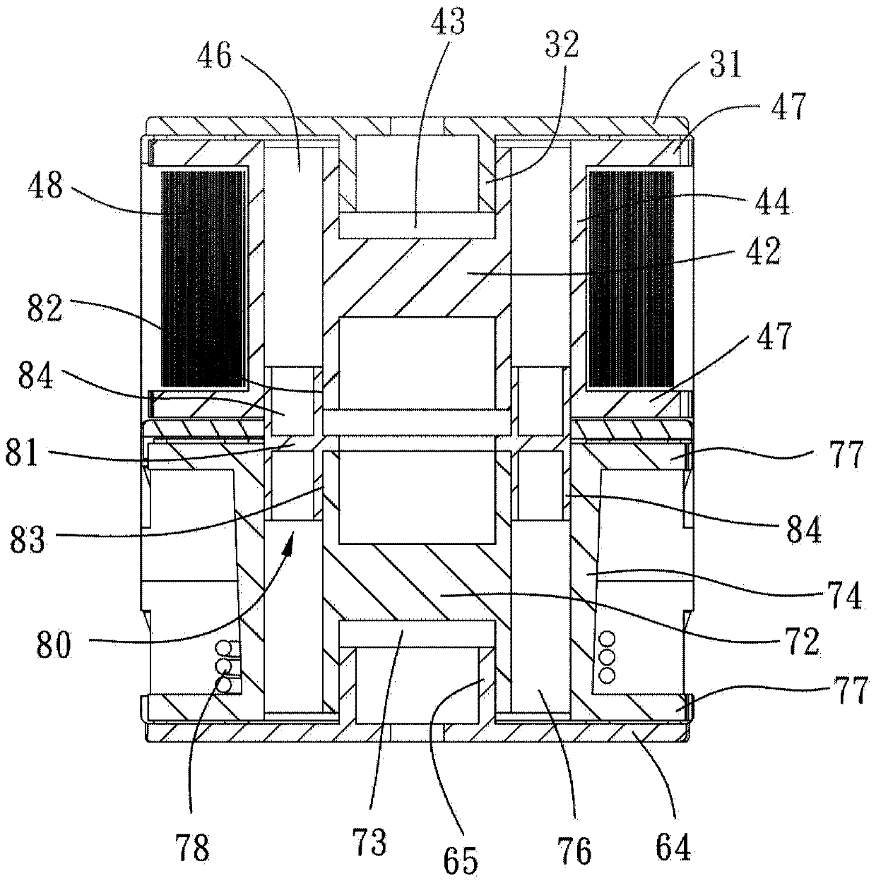 Double-layer rope winder