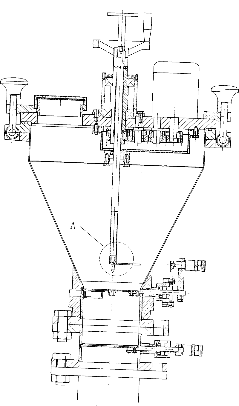 Novel apparatus for solid particle falling