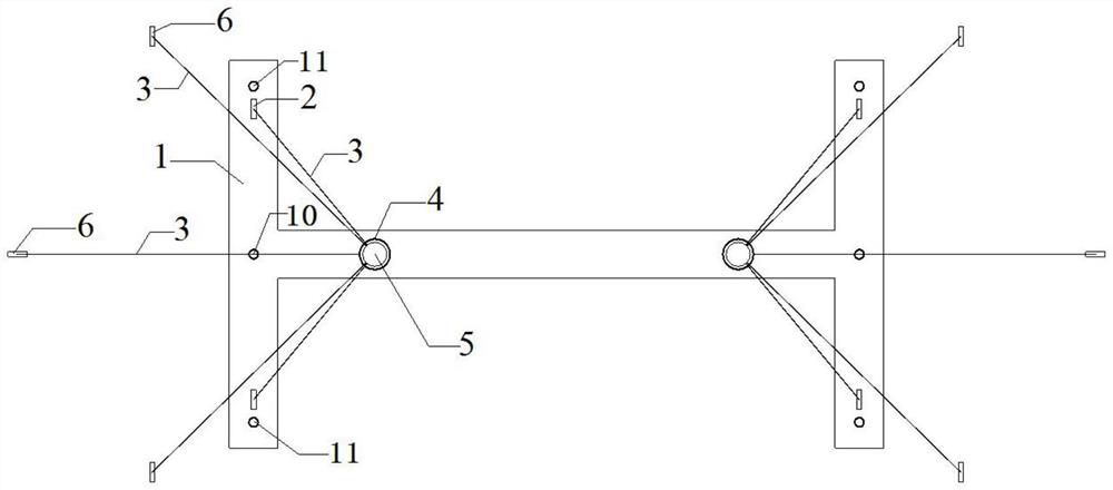 A deviation correction method for uneven settlement of combined high-voltage transmission poles