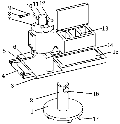 Automatic medicine dispensing device for pharmaceutical infusion