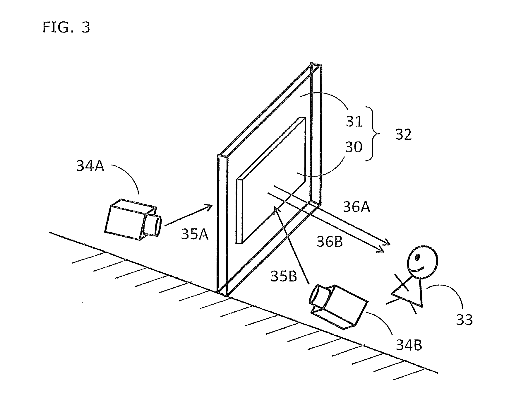 Film for transparent screen and method for manufacture thereof, and transparent screen comprising same