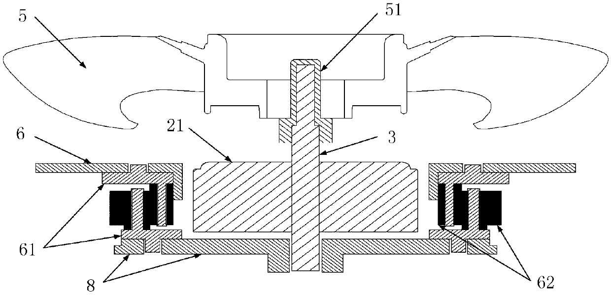 Motor noise reduction structure