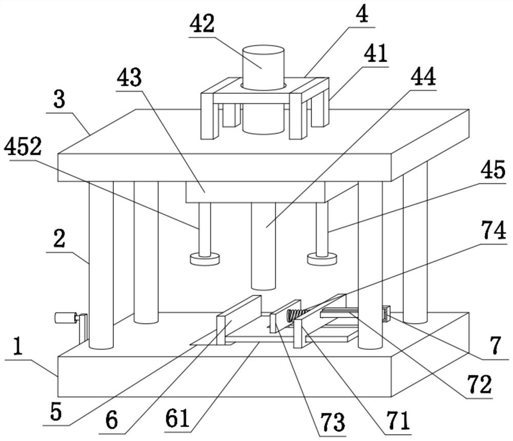 Sensor inner core mounting and press-fitting mechanism
