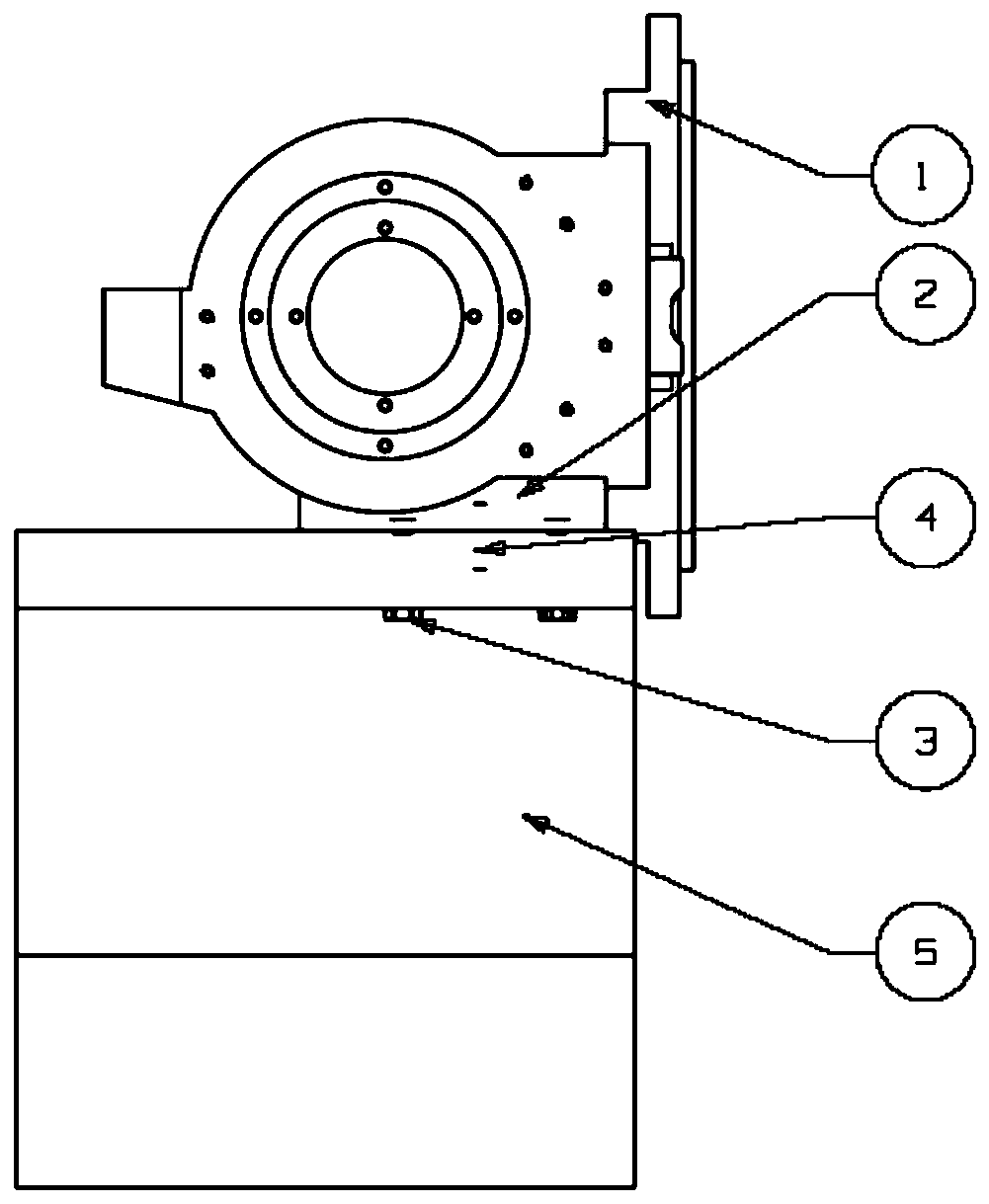 Positioning method for low-bending-moment clamping of small clamping surface of complex bracket part