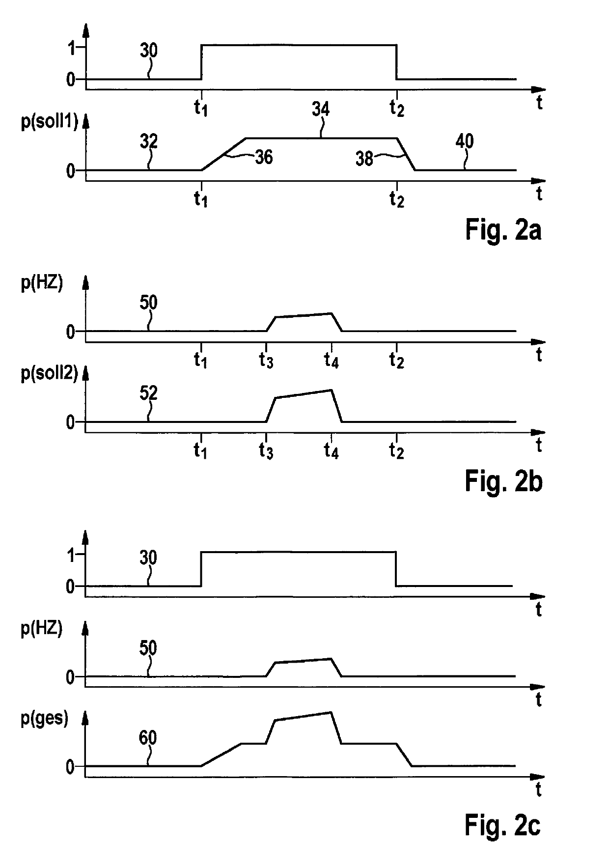 Method for boosting the brake power in an electronically slip-controllable vehicle brake system, as well as an electronically slip-controllable vehicle brake system