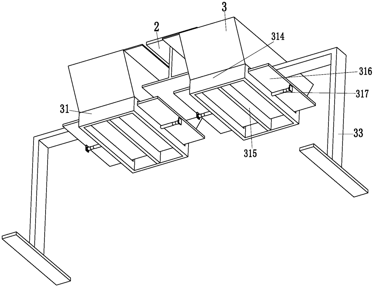 Agricultural solid fertilizer mixing and fertilizing robot special for an unmanned aerial vehicle