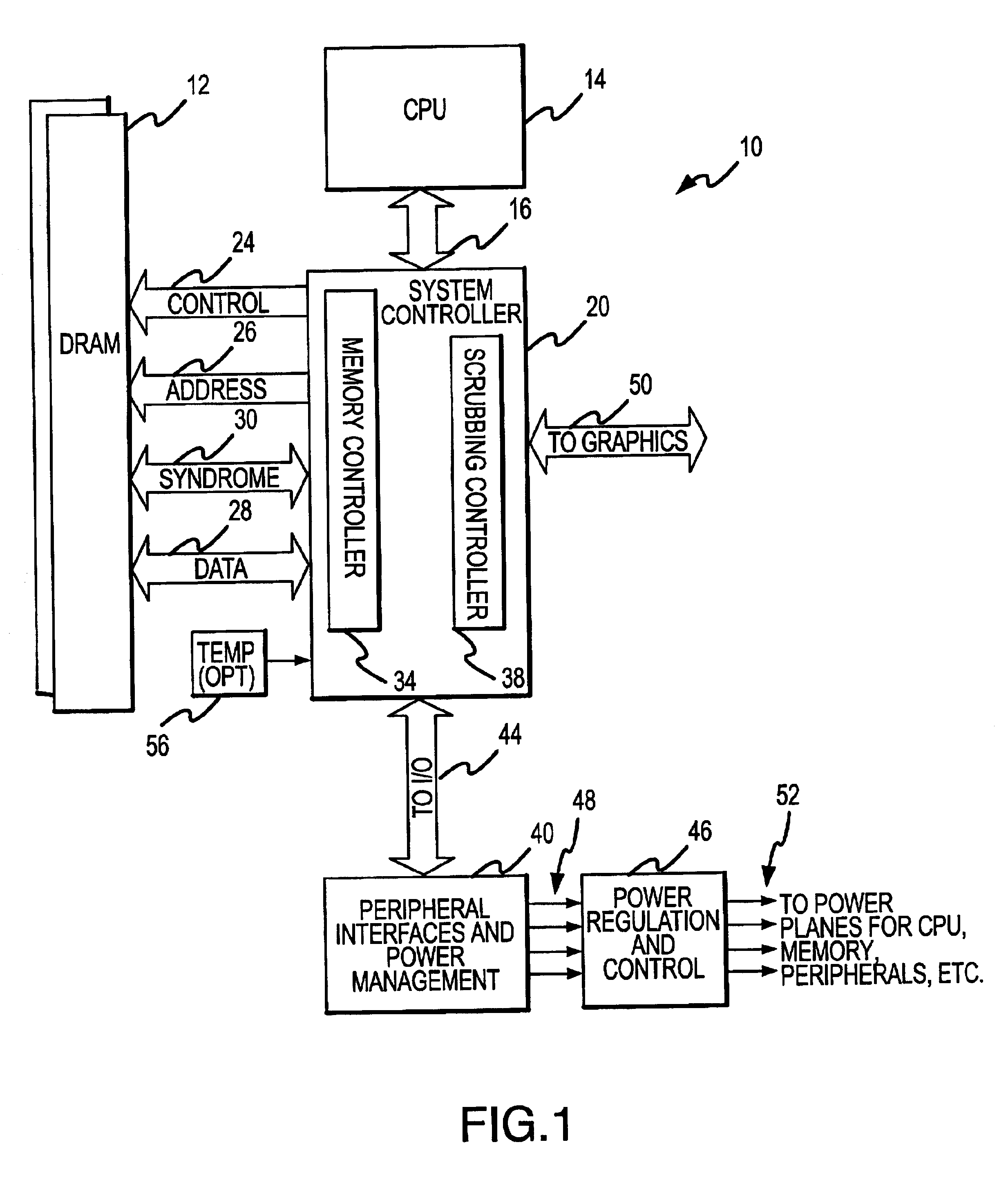 Method and system for dynamically operating memory in a power-saving error correcting mode