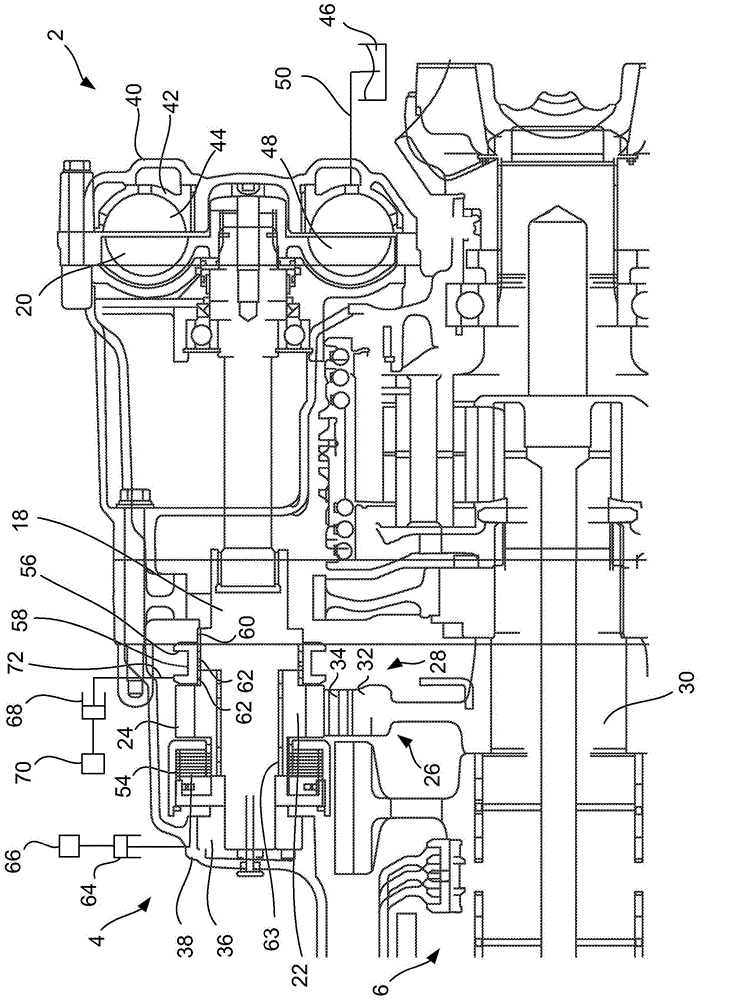 Clutch device for retarder, vehicle including such a clutch device and method for engaging a retarder