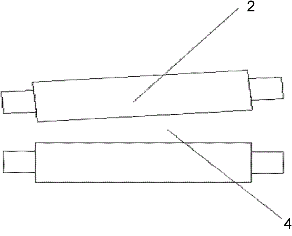 Wedge control method for hot rolling strip steel