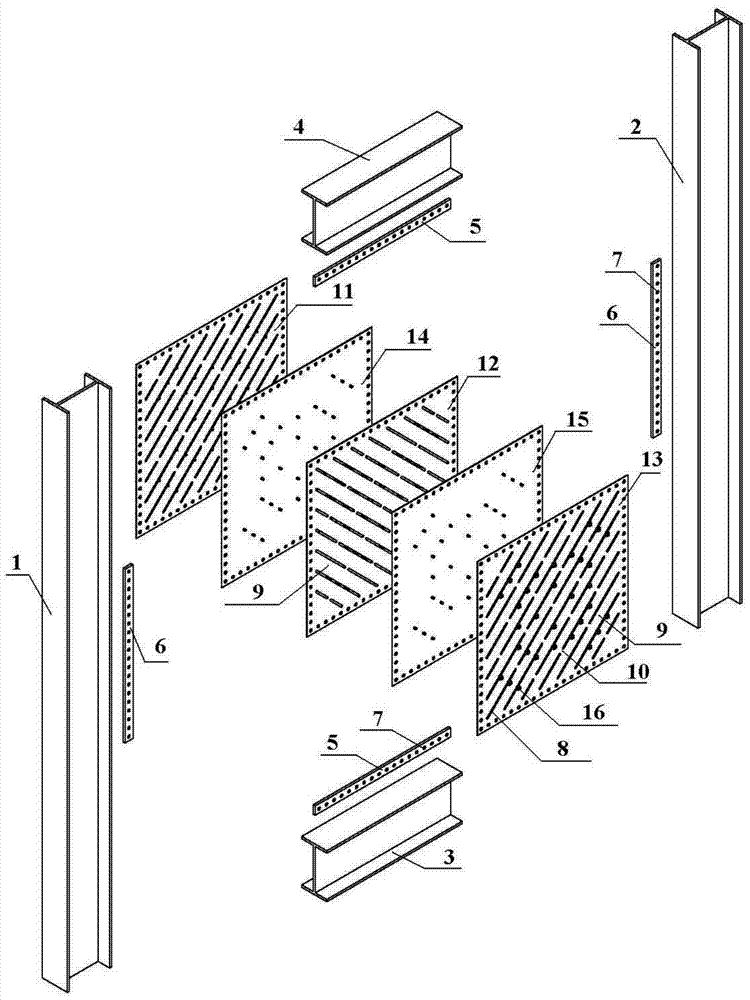 A multi-layer self-buckling-resistant steel plate shear wall