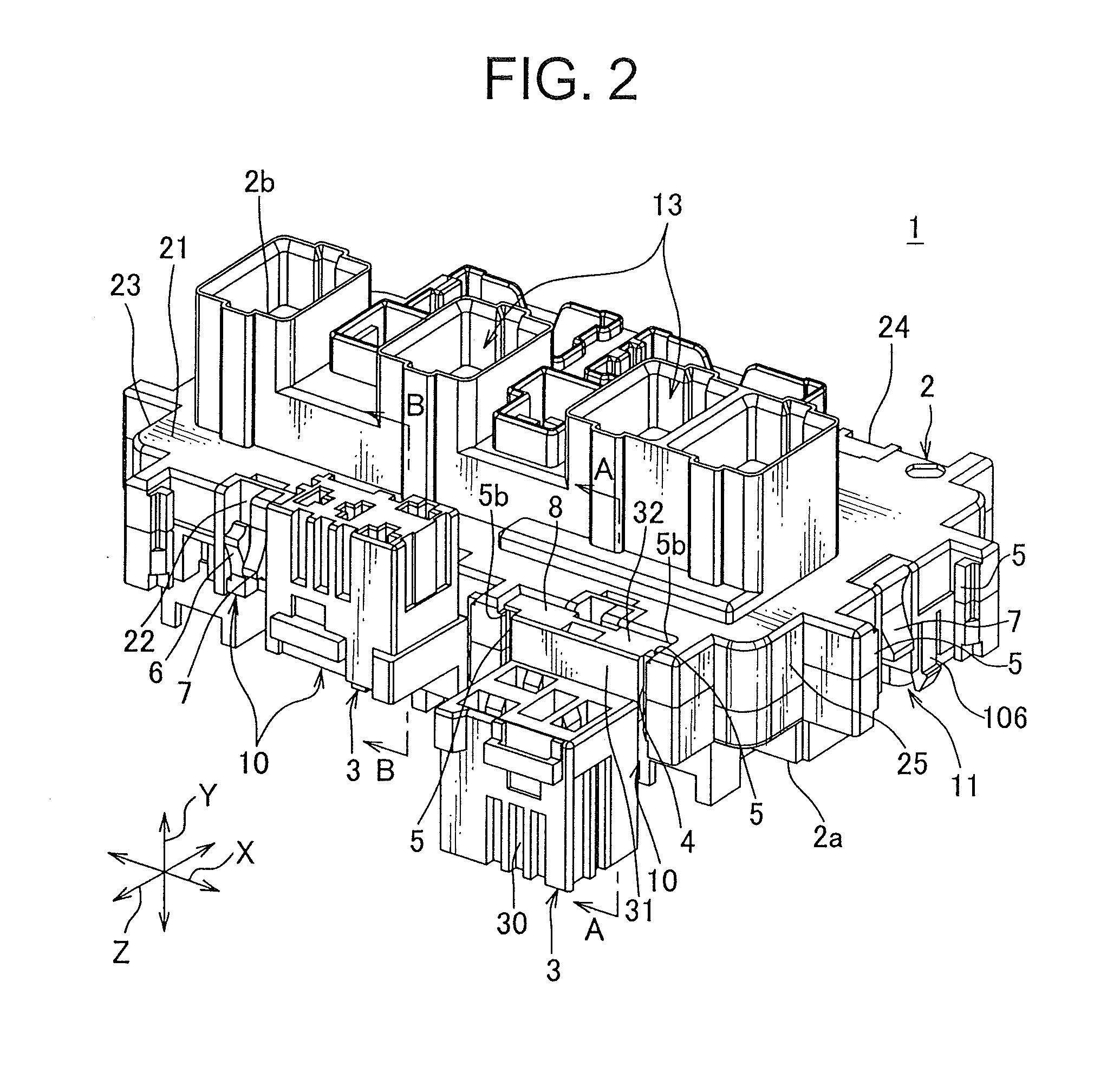 Attachment structure for attachment of component to article and electric junction box having thereof