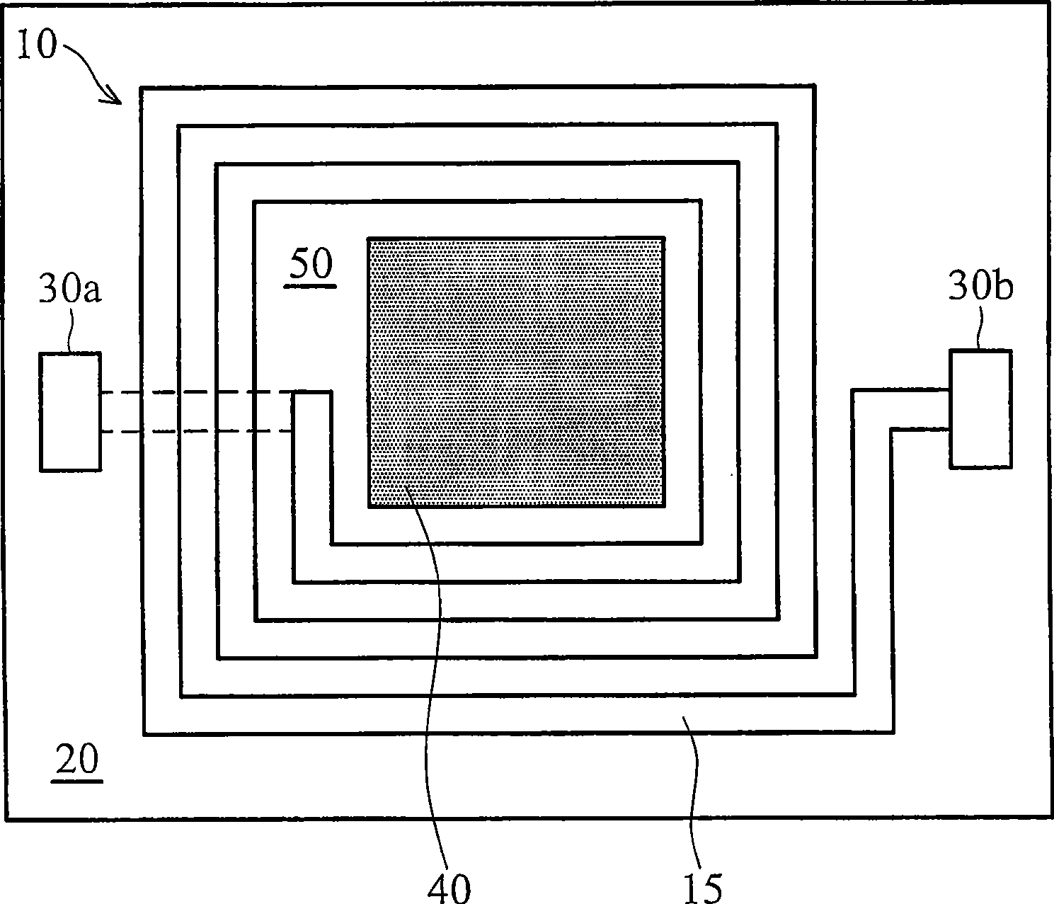 Spiral inductor structure, fabricating method and packing structure thereof