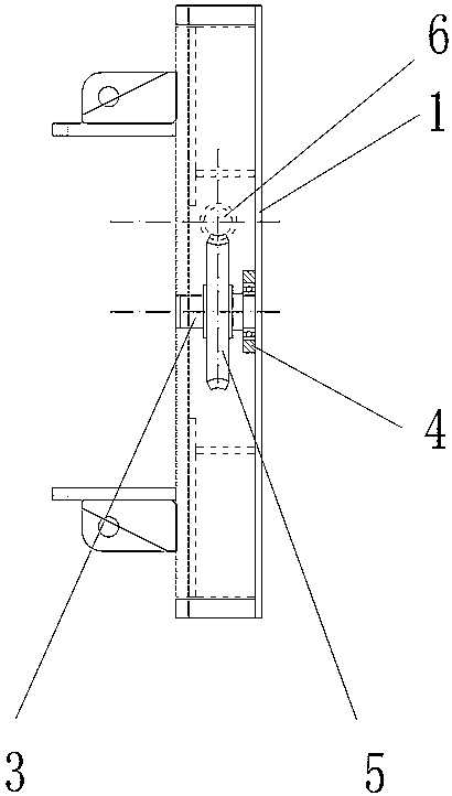 Cross connecting mechanism for cloud rail conveying system