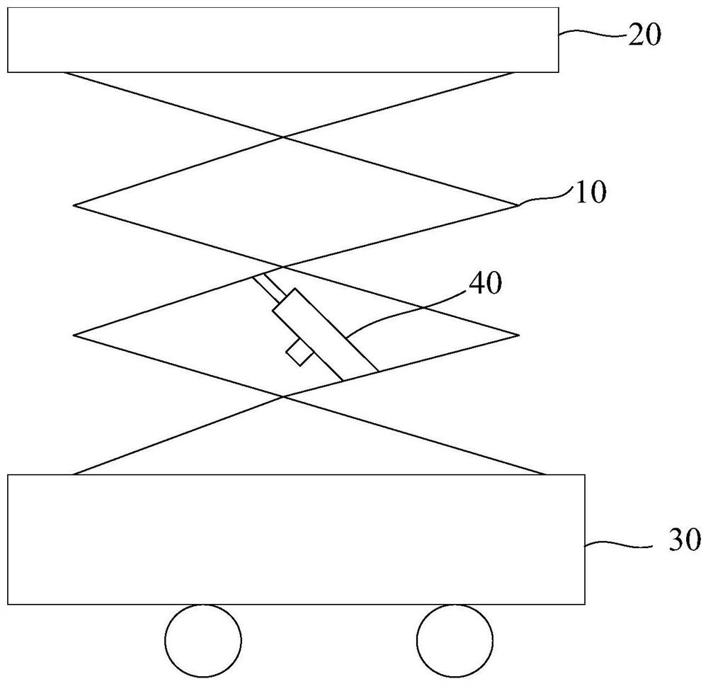 Detection method and system for aerial work platform