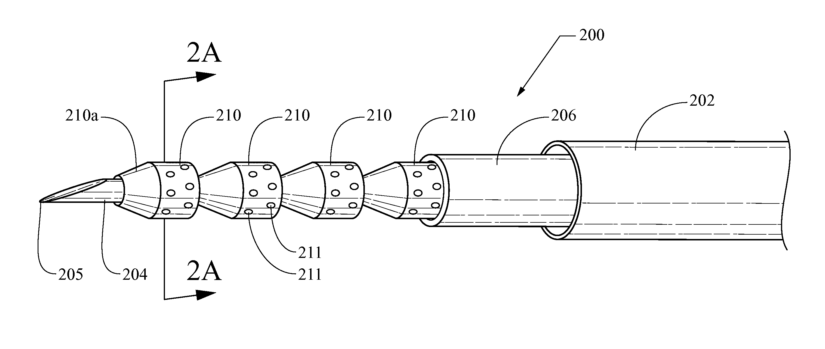 Fiducial deployment needle system