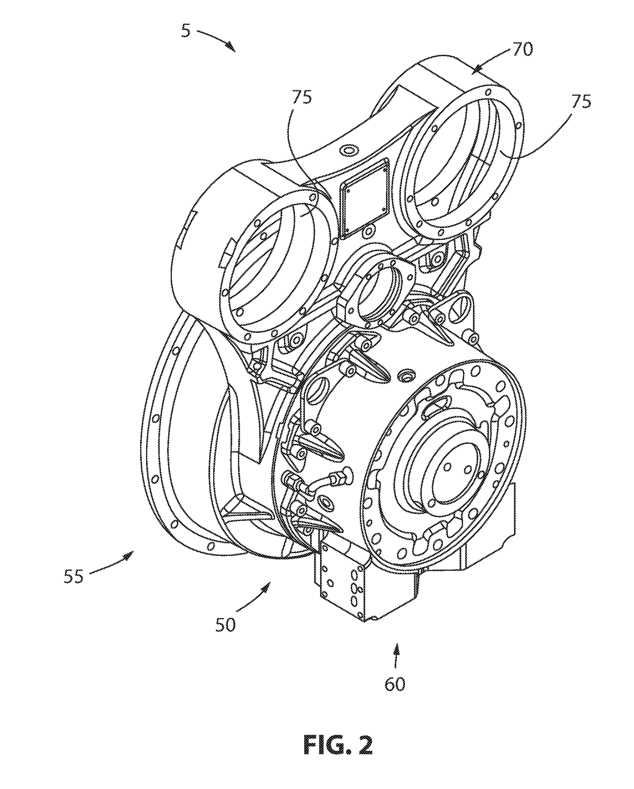 Hydraulic Power Take-Off with Multiple-Force Brake System for Industrial Drives