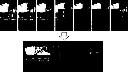 Moving Object Stitching Method Based on Single Fixed Camera Image Sequence