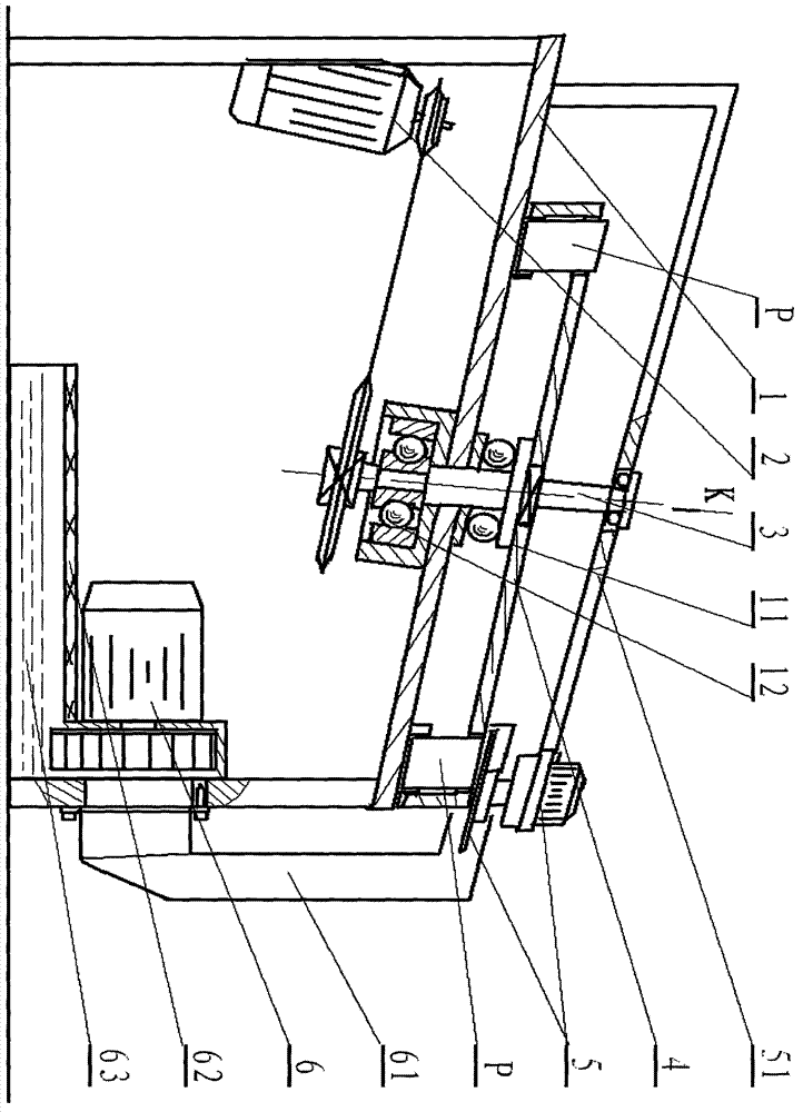 Flat head cutting device for end faces of barrel products