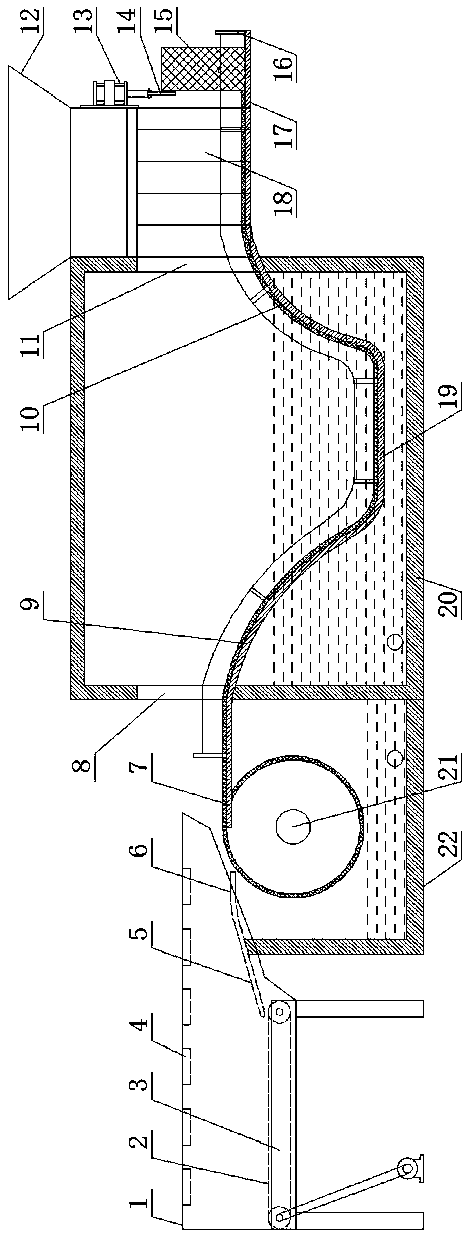 Efficient film-soaking type coating fresh-keeping device for fresh-squeezed rice