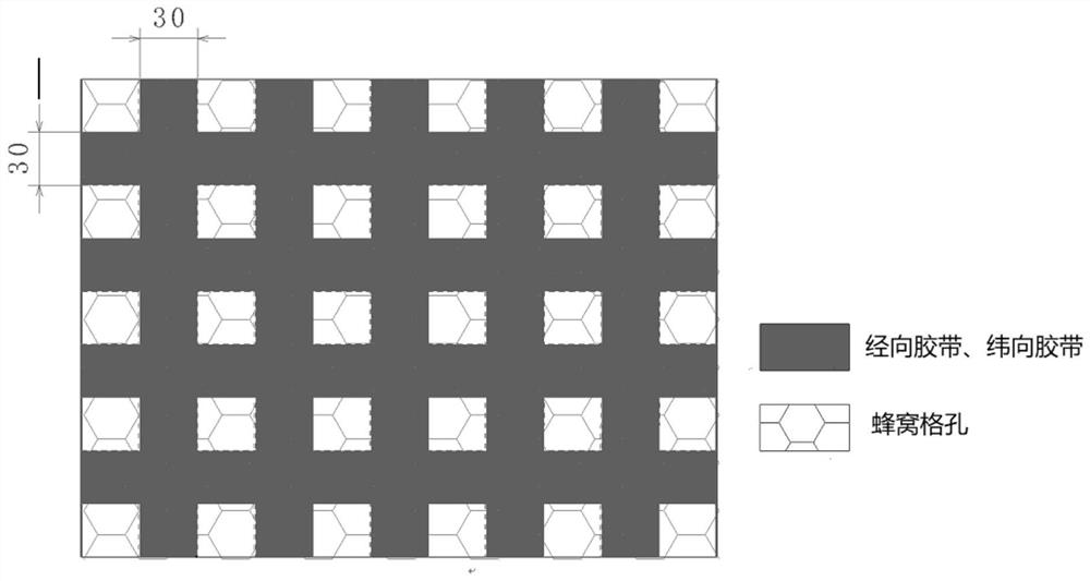 Repairing method for aluminum panel honeycomb sandwich structure super-large-area debonding